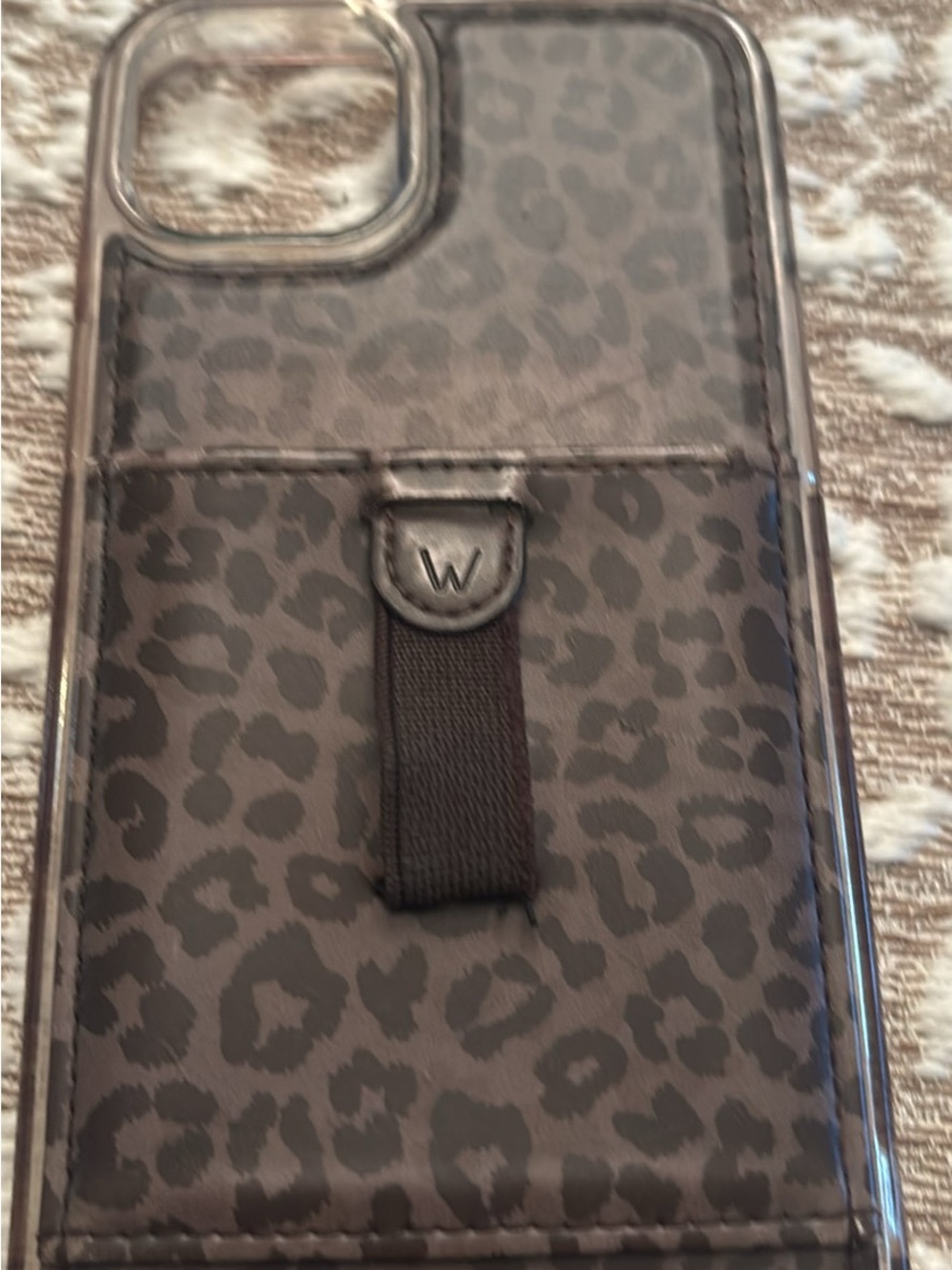 Wallis Black iPhone 15 Plus Protective Case